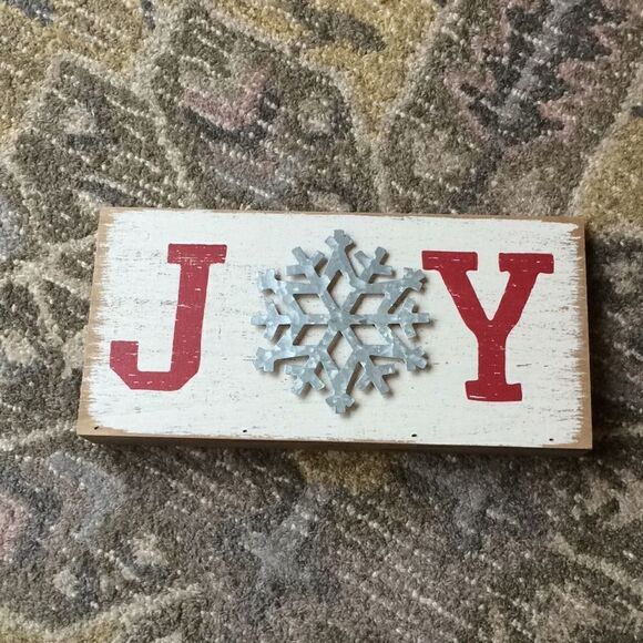 Hallmark  JOY  plaque - Picture 2 of 9